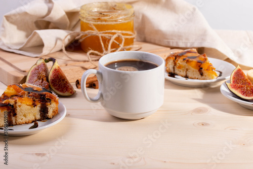 yummy sweet pie as tasty treat concept