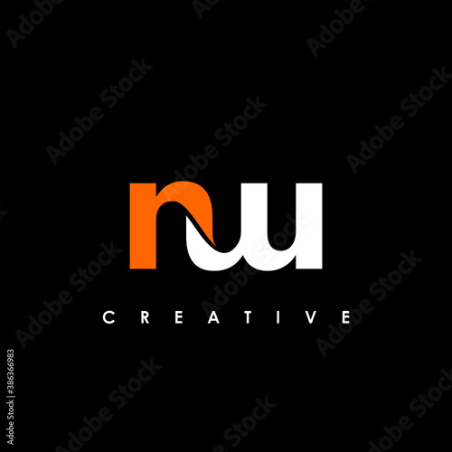 NW Letter Initial Logo Design Template Vector Illustration	
 photo