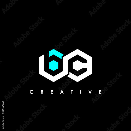 BC Letter Initial Logo Design Template Vector Illustration	
