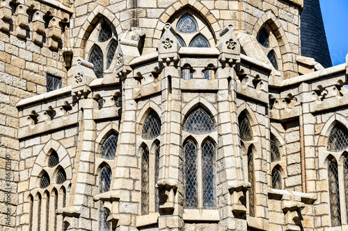 Detail view of Astorga spanish city in leon spain. photo