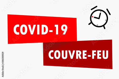 Couvre Feu rouge