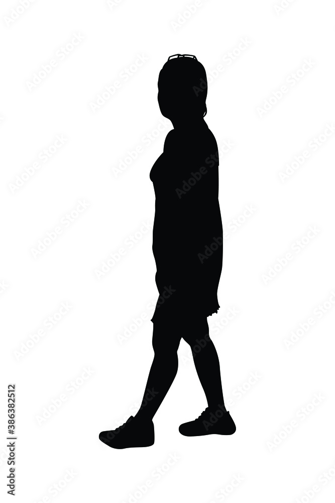 A woman silhouette vector