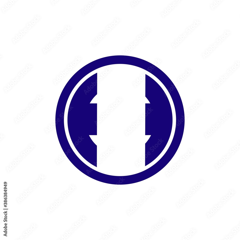 logo letter e facing each other or number three in a circle
logo letter e facing each other or number three in a circle