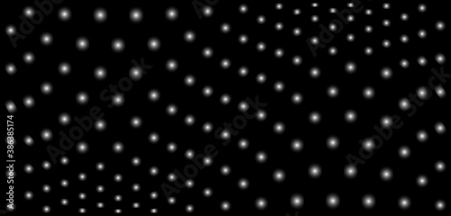 Black and white polka dot pattern. polka dot wave vector © bebuntoon