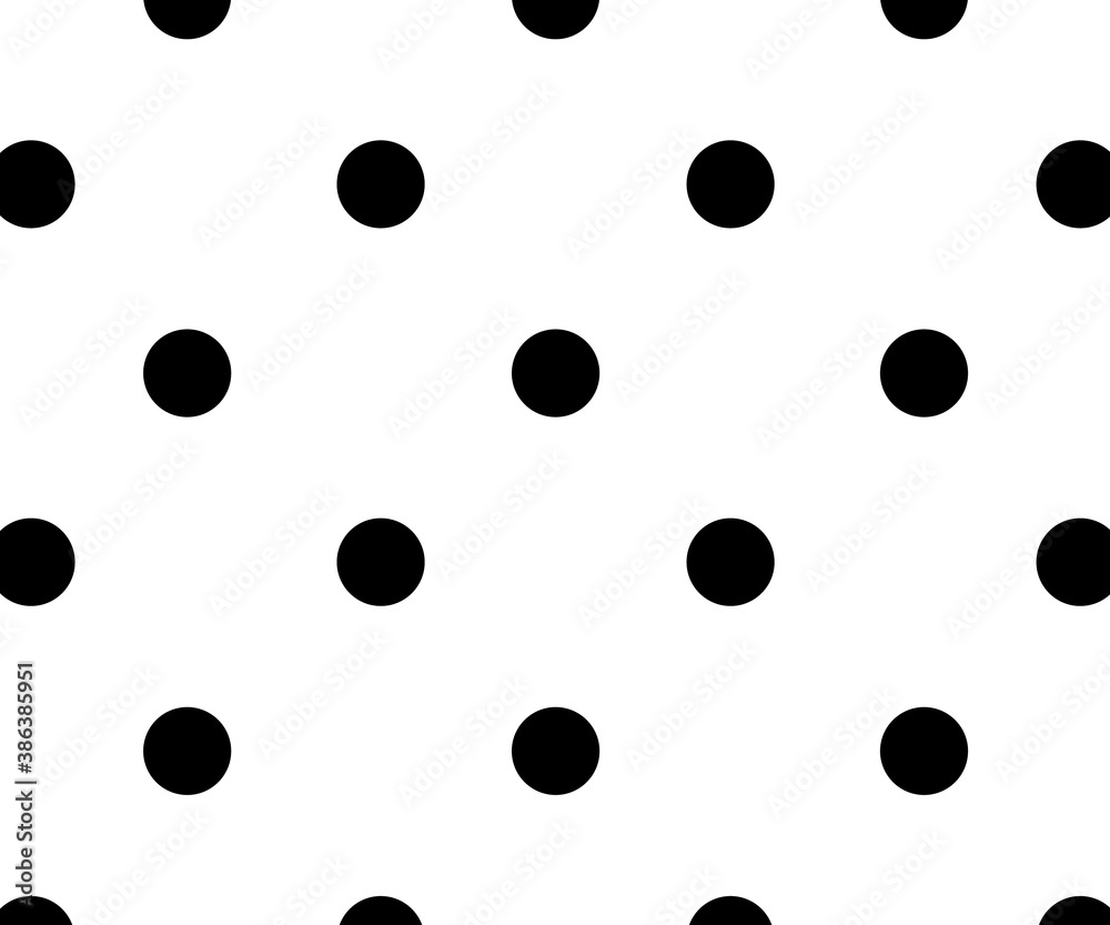 black and white polka dot pattern background vector black and white polka dot pattern background vector