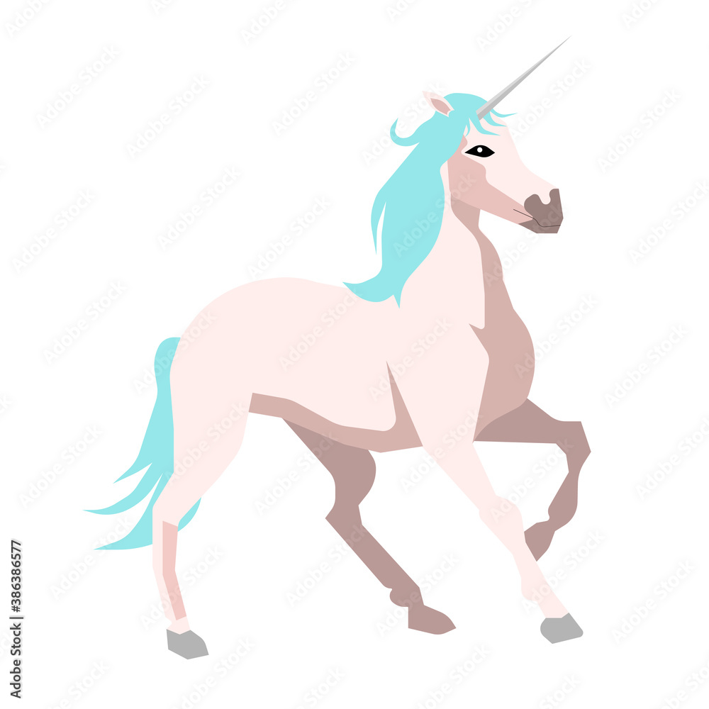 Obraz premium Unicorn, fantasy, mythology, horse, cute