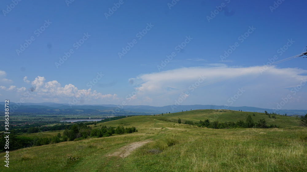 Fototapeta premium landscape with mountains