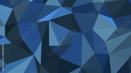 Steel blue abstract background. Geometric vector illustration. Colorful 3D wallpaper.