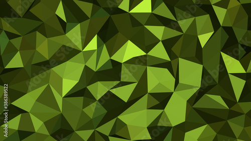 Olive drab abstract background. Geometric vector illustration. Colorful 3D wallpaper.