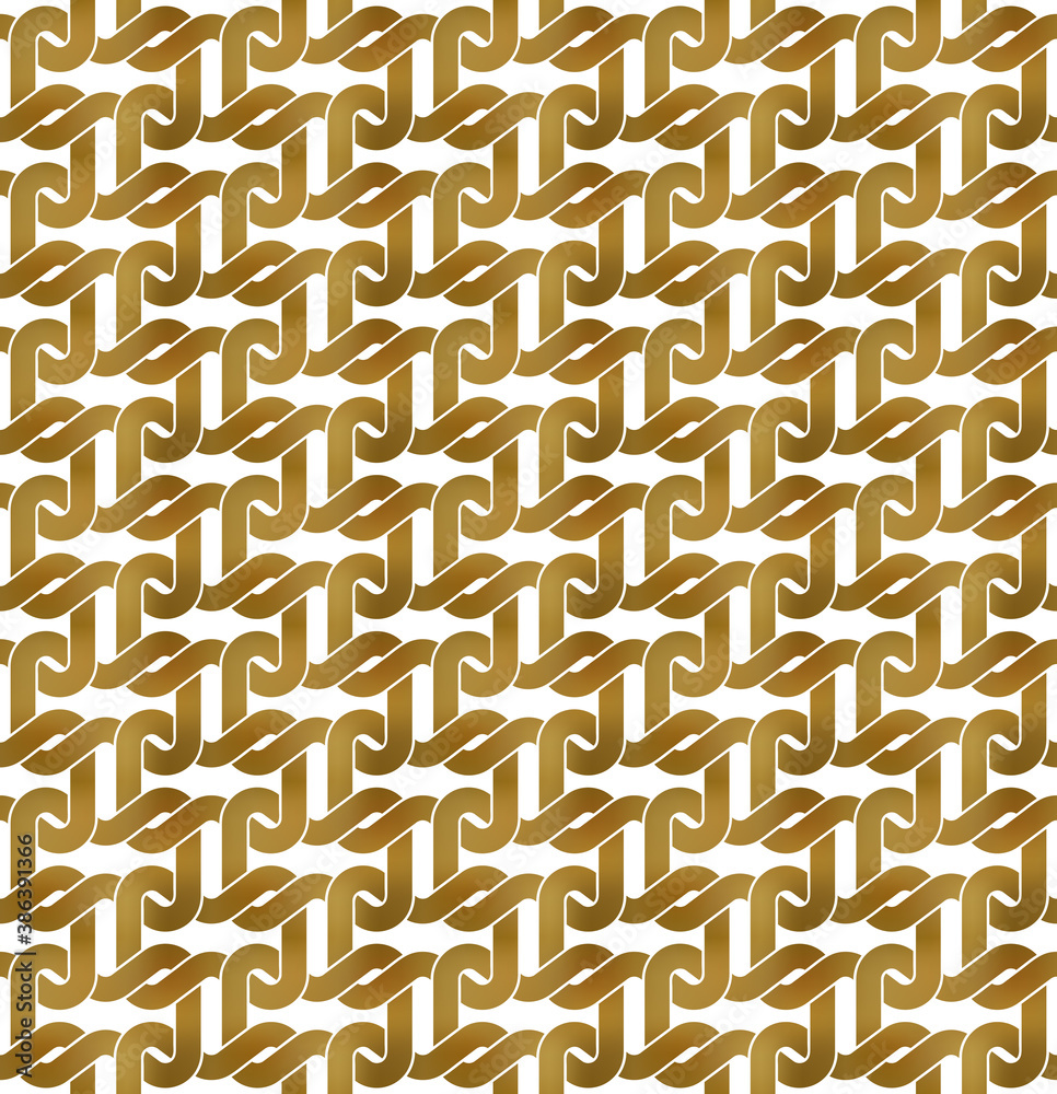 Abstract repeatable background of golden twisted strips. Swatch of gold plexus of shapes. Modern seamless pattern. Abstract repeatable background of golden twisted strips. Swatch of gold plexus of shapes. Modern seamless pattern.
