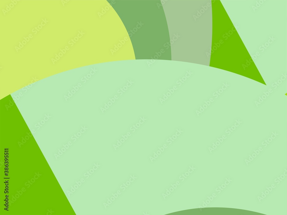 Fototapeta premium Beautiful of Colorful Art Green, Abstract Modern Shape. Image for Background or Wallpaper