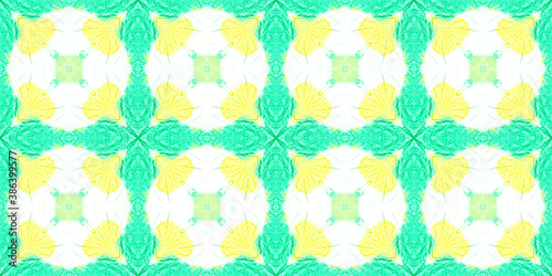 Wallpaper Mural Seamless Tunisian Tile Pattern.  Torontodigital.ca