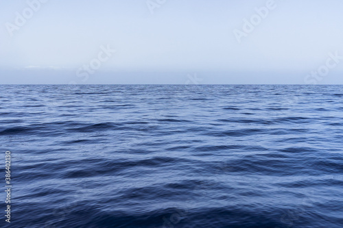 Beautiful blue ocean on Tenerife