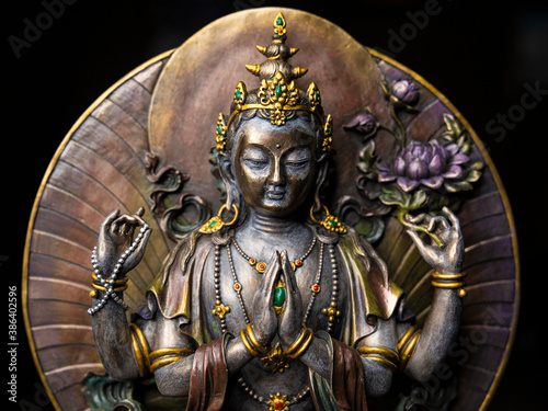statue of avalokiteshvara four hands form