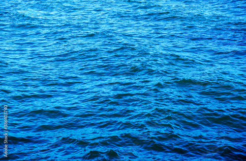 Fototapeta Naklejka Na Ścianę i Meble -  Blue sea water background texture