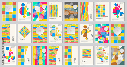 Abstract design templates. Vector color illustration eps10