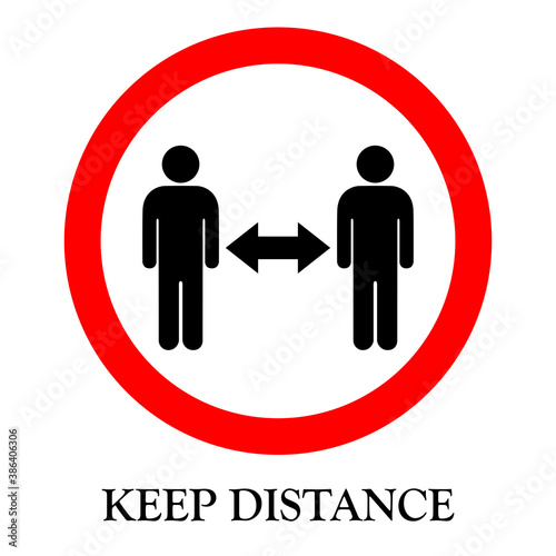 Keep distance vector sign