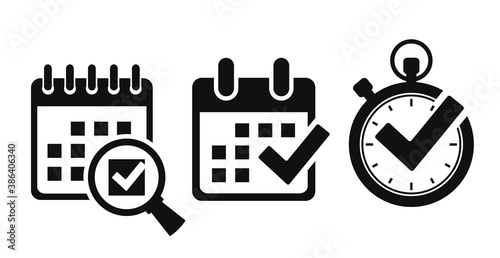 Right time vector icon