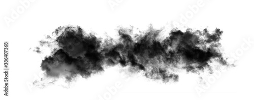 smoke on white background