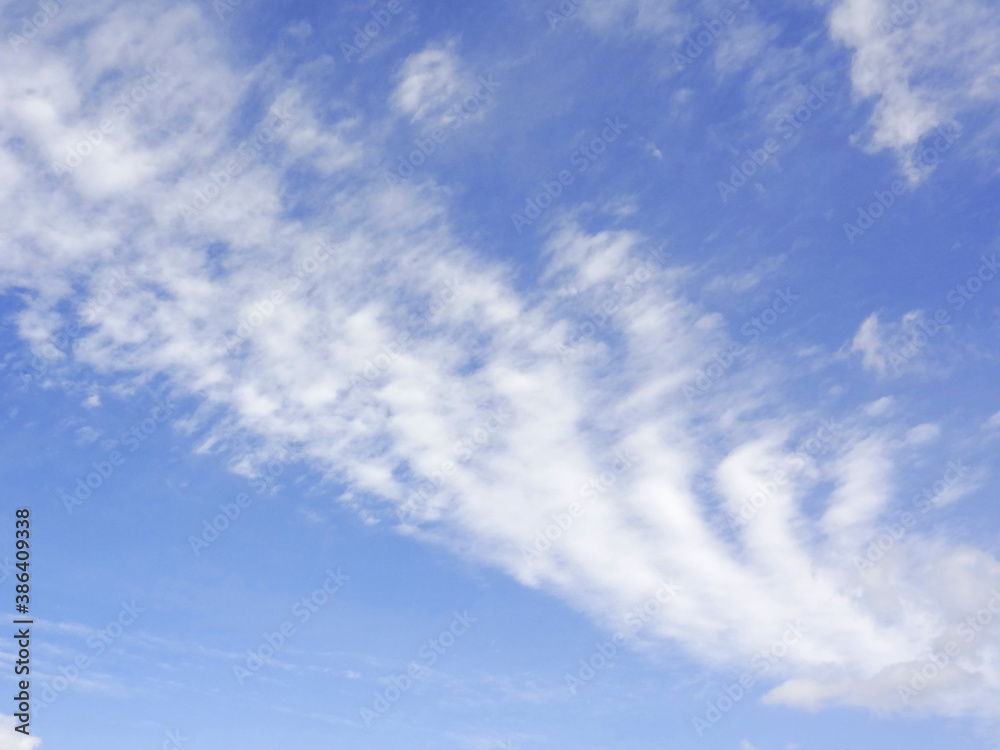 Fototapeta premium スジ雲と青空