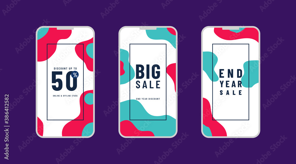 Vector Illustration Stories Template Set For Social Media. Stories Template Design. Vector Illustration Stories Template Set For Social Media. Stories Template Design.