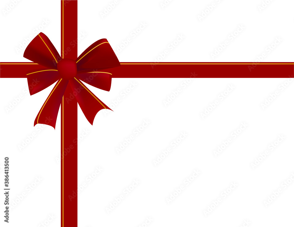 Luxury red ribbon on white backgrund. Luxury red ribbon on white backgrund.