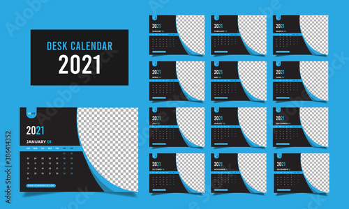 Desk calendar 2021