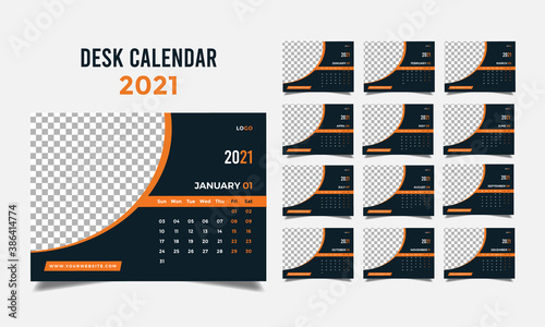 Desk calendar 2021