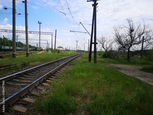 railway in the field