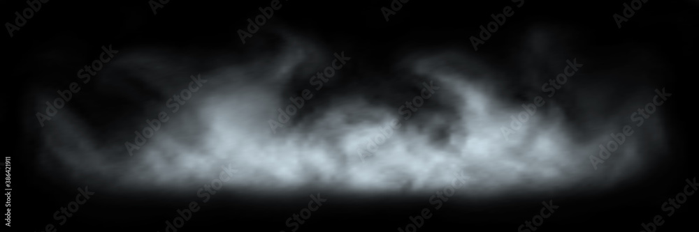 Vector cloud on a transparent background, realistic vector drawing. Gradient mesh, EPS10.