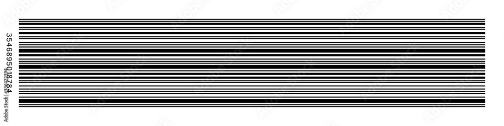 Bar code. Realistic Bar Code vector icons. Barcode, isolated. Vector illustration