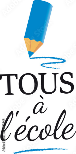 CRAYON TOUS A L'ECOLE