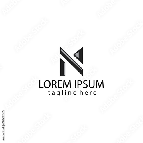 Free Download creative logo letter n modern color illustration design vector - GFXLoad
