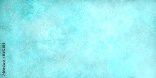 turquoise cyan abstract textured grunge background with stains and grains, noise and old paper texture effect