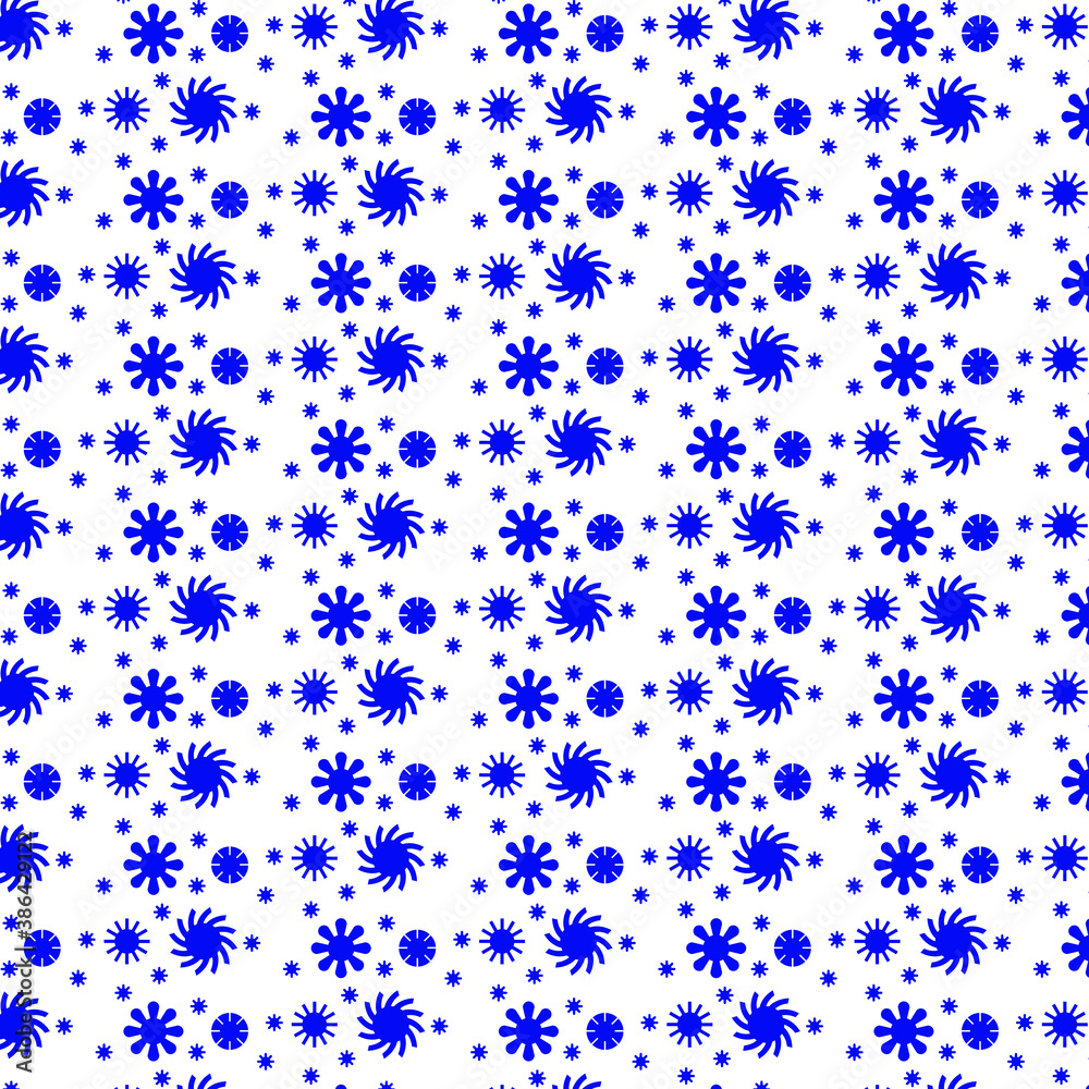 Seamless pattern in dark purple color on white background. can be used for wrapping paper, wallpaper, business cards, websites etc.