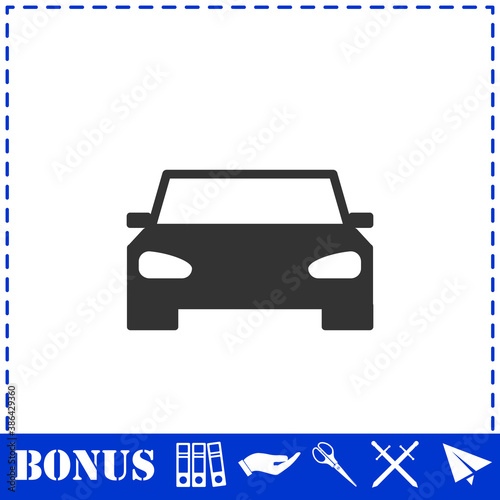 Car icon flat