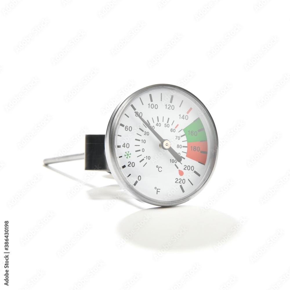 Milk thermometer isolated on white background
Milk thermometer isolated on white background
