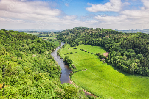 The Wye Valley from Symonds Yat Rock, Gloucestershire, England, UK, in early summer. © Colin & Linda McKie