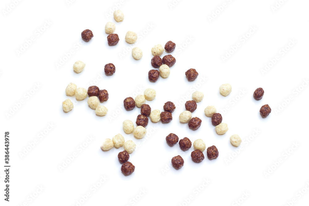 ready-made children's Breakfast on a white background ready-made children's Breakfast on a white background