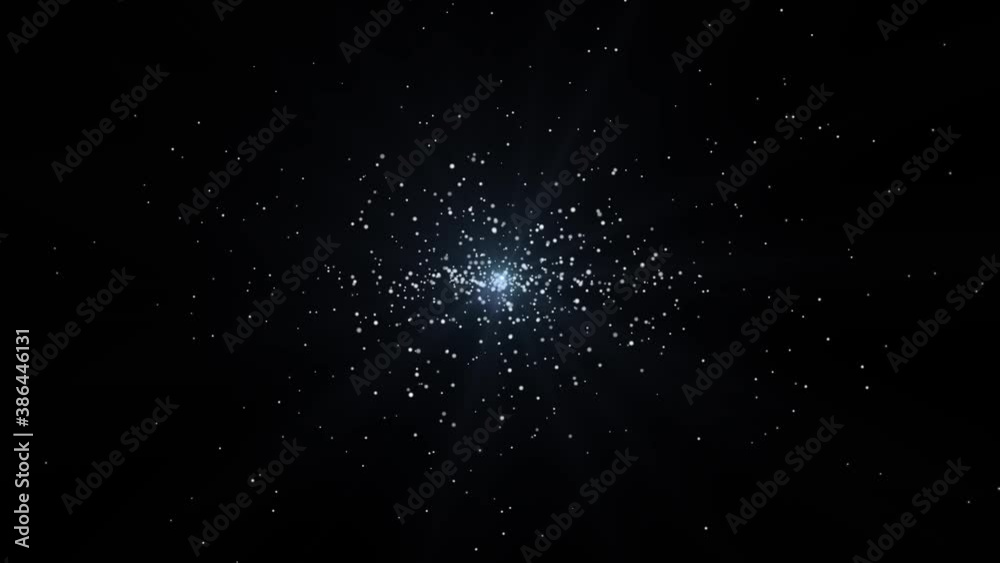 4K Scenic Spiral Infinite Galaxy Outer Space Travel Center Moving Stars Space Loop Animation. Flying In Orion Nebula Infinite Universe Galaxy, star, night, sky, dust, planet Solar System