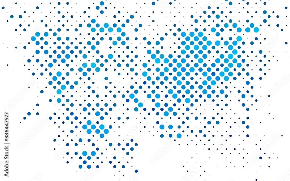 Light BLUE vector cover with spots. Light BLUE vector cover with spots.
