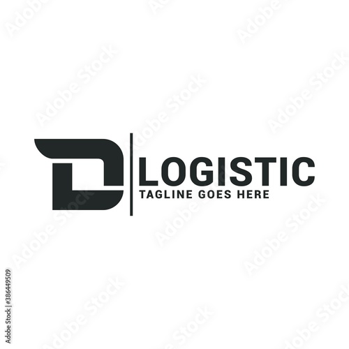 Logistics logo delivery express icon vector template. Simple design logistics delivery logo.