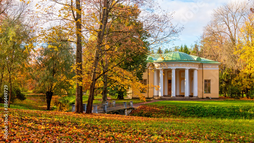 Concert Hall in Catherine park, Tsarskoe Selo, Russia. Summer residence of Russian Emperors.