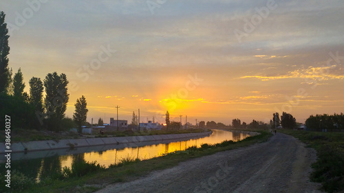 sunrise over the river © manu