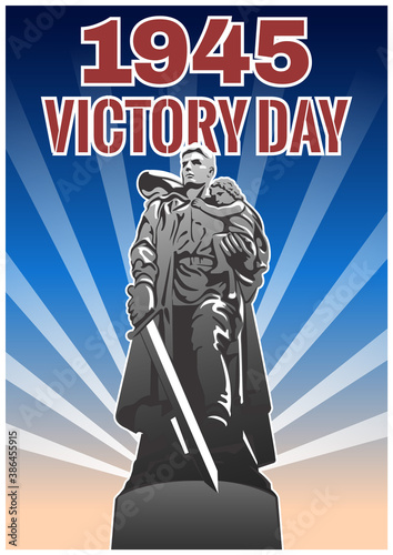 1945 Victory Day World War 2 Victory Soviet Propaganda Posters Style 