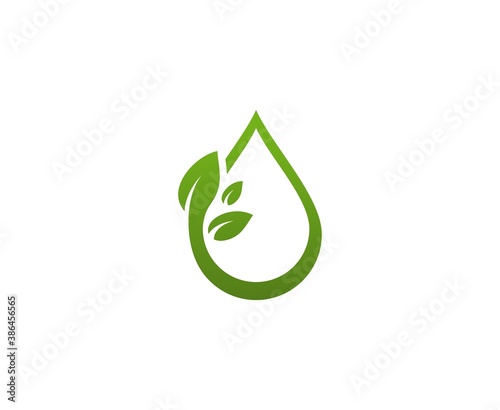 Water drop logo
