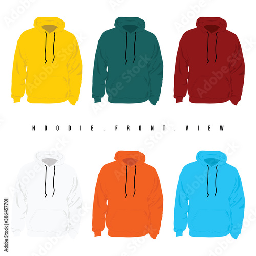 Set Mock up of Hoodie Sweater
