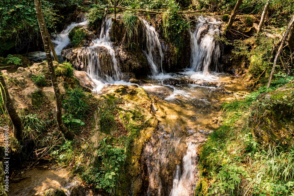 Gostilje waterfall at Zlatibor mountain in Serbia