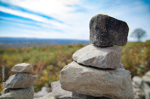 Cairn looking over 100 miles