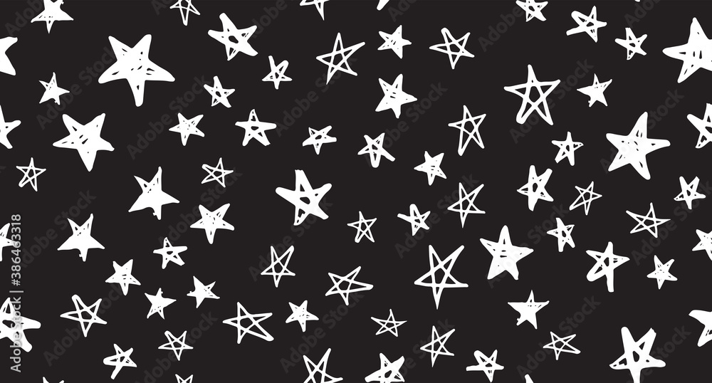 Stars set. Hand drawn doodle illustrations Stars set. Hand drawn doodle illustrations